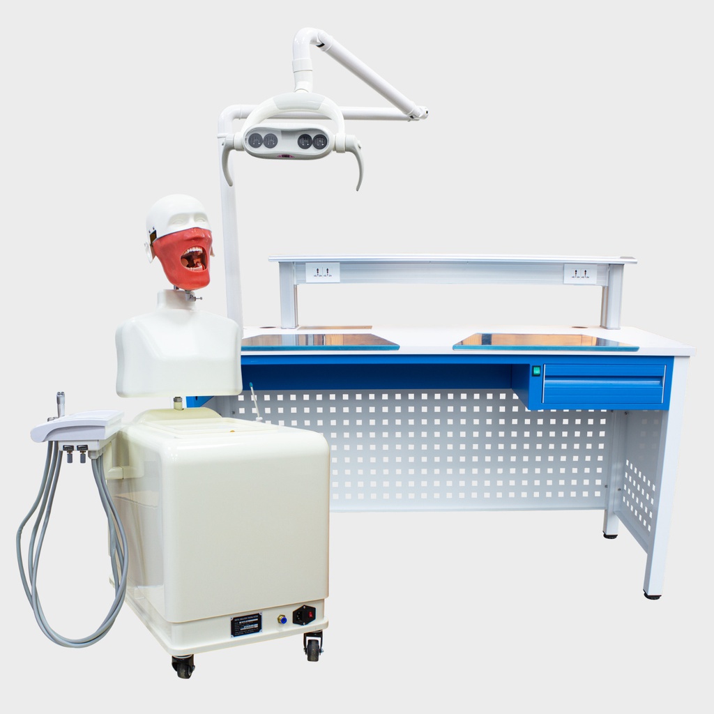 Simulador Maniquí eléctrico con Estación de trabajo doble para entrenamiento Machtig