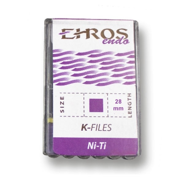Limas Manuales NiTi K-File Ehros