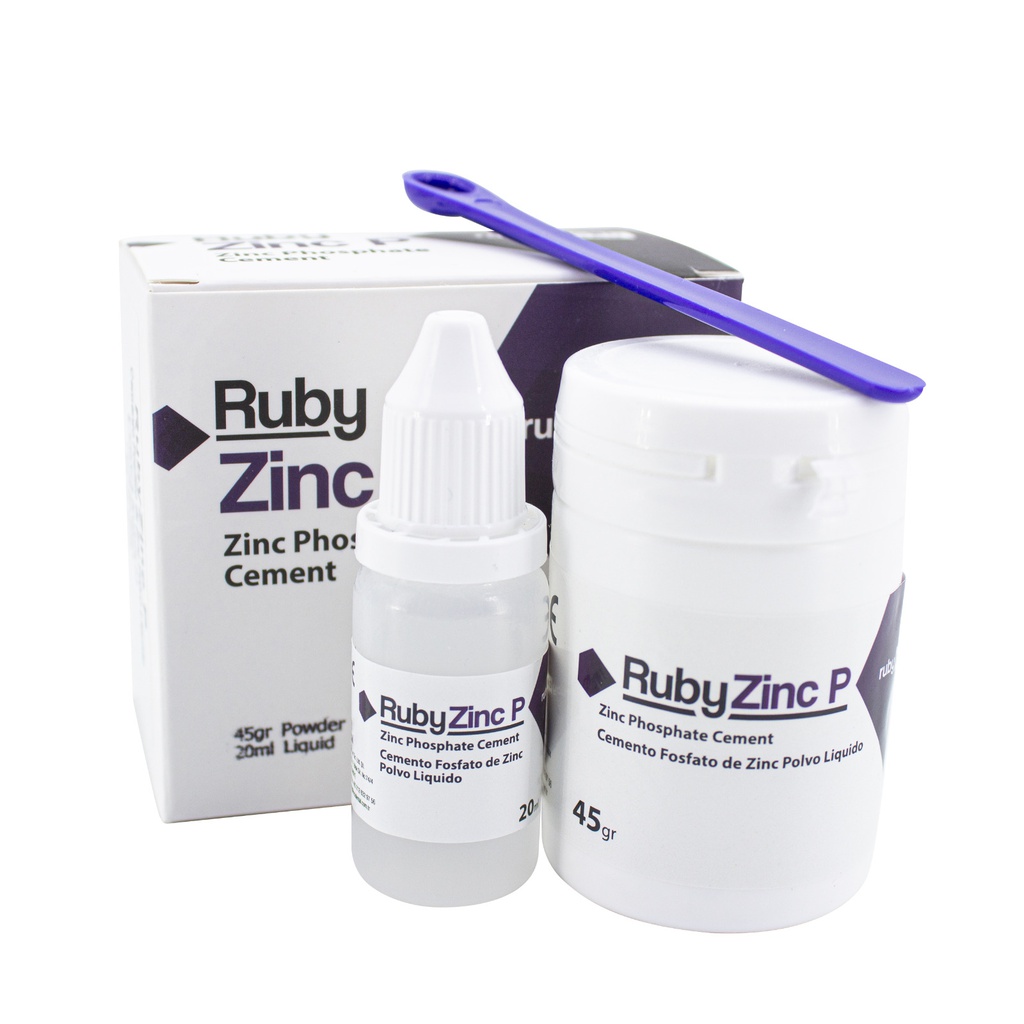 Cemento Fosfato de Zinc RubyZinc P Incidental