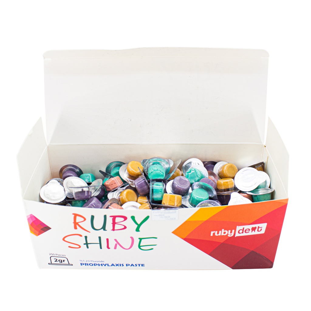 Pasta para Profilaxia Surtidas monodosis RubyShine Incidental