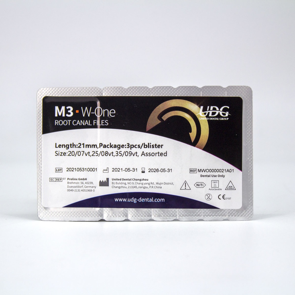 Limas Mecanizadas NiTi M3-W One UDG