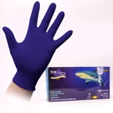 Guantes de Nitrilo The Sea Azul Cobalto &quot;XL&quot; x 10 Blossom