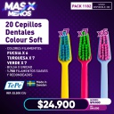 20 Cepillos Dentales Colour Soft Tepe