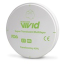 Disco de Zirconio Multi Super Translucidez ST 18 mm Vivid