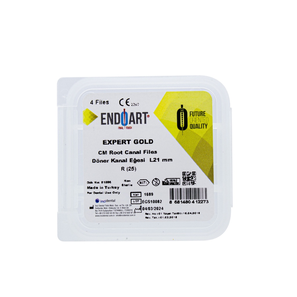 Limas NiTi Expert Gold Endoart N° R25 Incidental