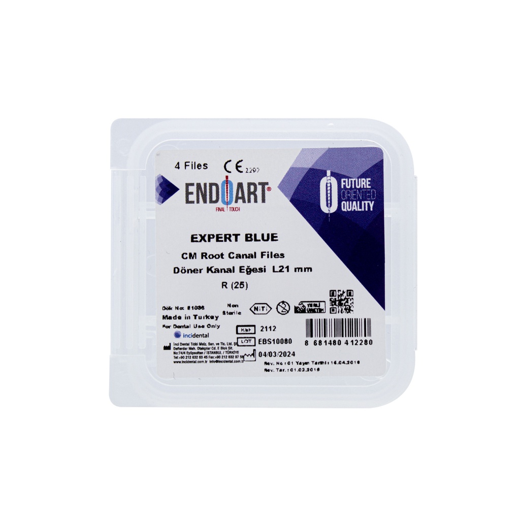 Limas NiTi Expert Blue Endoart N° R25 Incidental