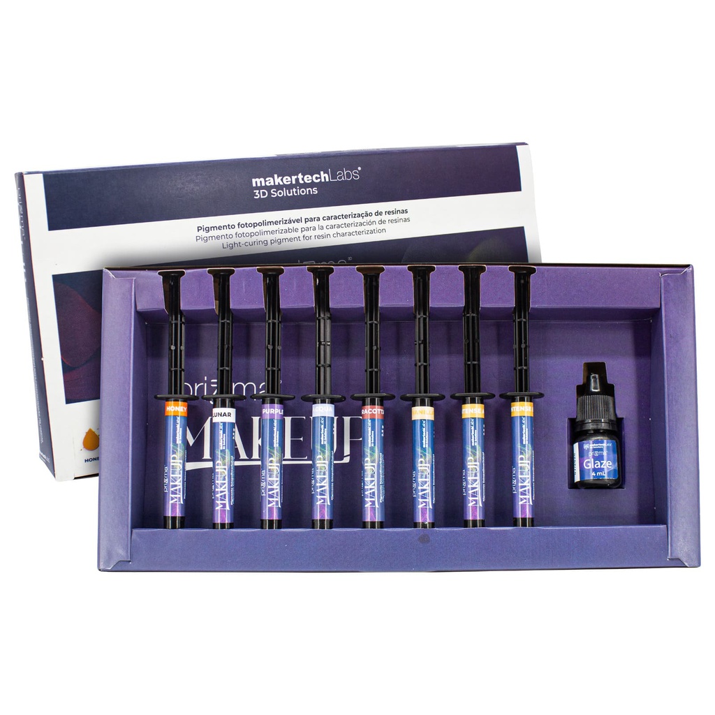 Set Maquillaje para resinas 3D MakeUp Prizma 3D Makertech Maquira Group