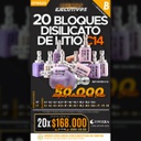 20 Bloques de Disilicato litio C14 LT Upcera