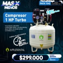 1 Compresor 1 HP Turbo Appledental