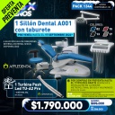 PRE VENTA 1 Sillón Dental A001 con taburete Appledental + Regalo