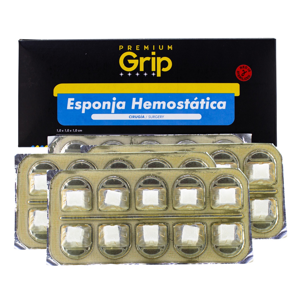 Esponja Hemostática de colágeno x 40 Premium grip