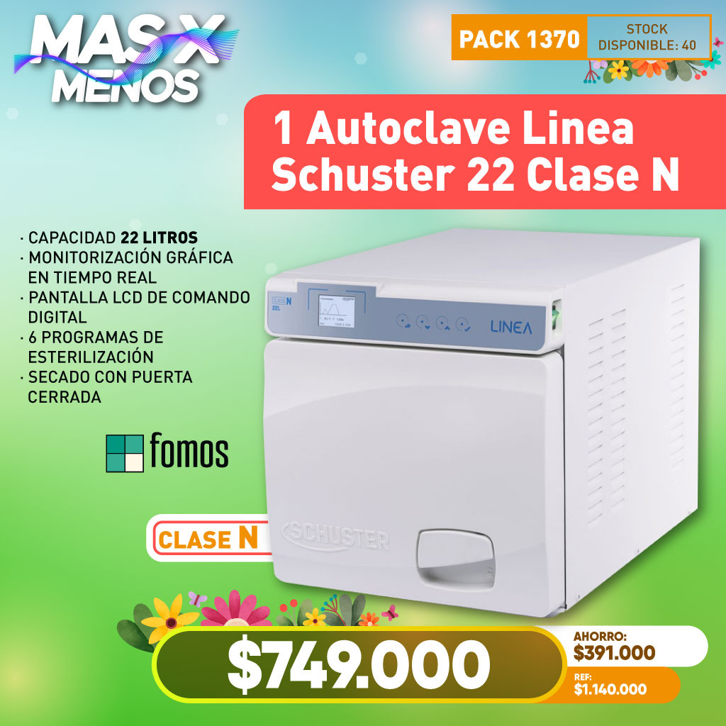 1 Autoclave Linea Schuster 22 Clase N Fomos