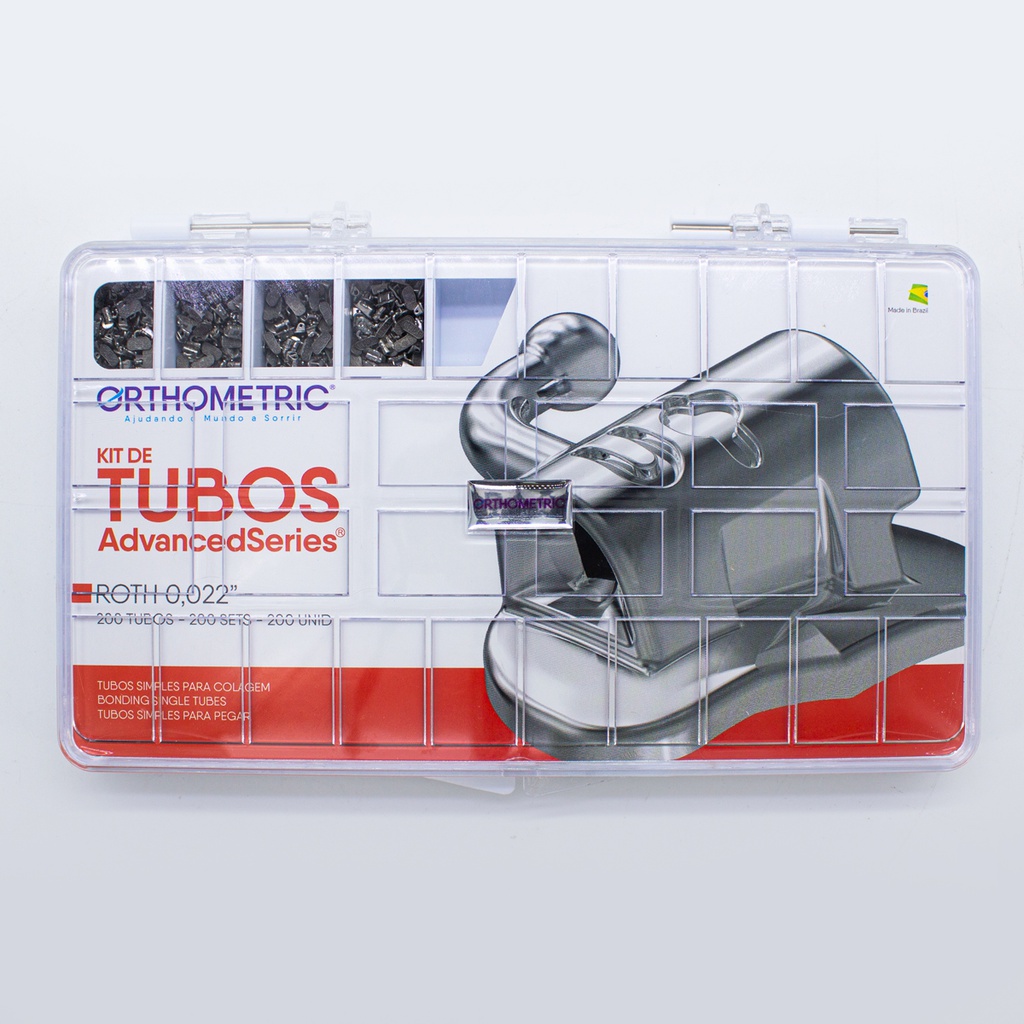 Set 200 Tubos Simples No convertibles Advanced Series Orthometric