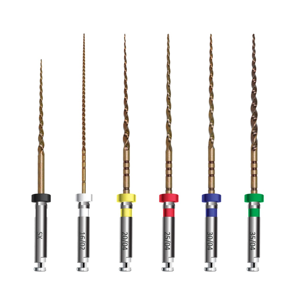 Limas Mecanizadas NiTi Smart Gold Endoart Serie B Incidental