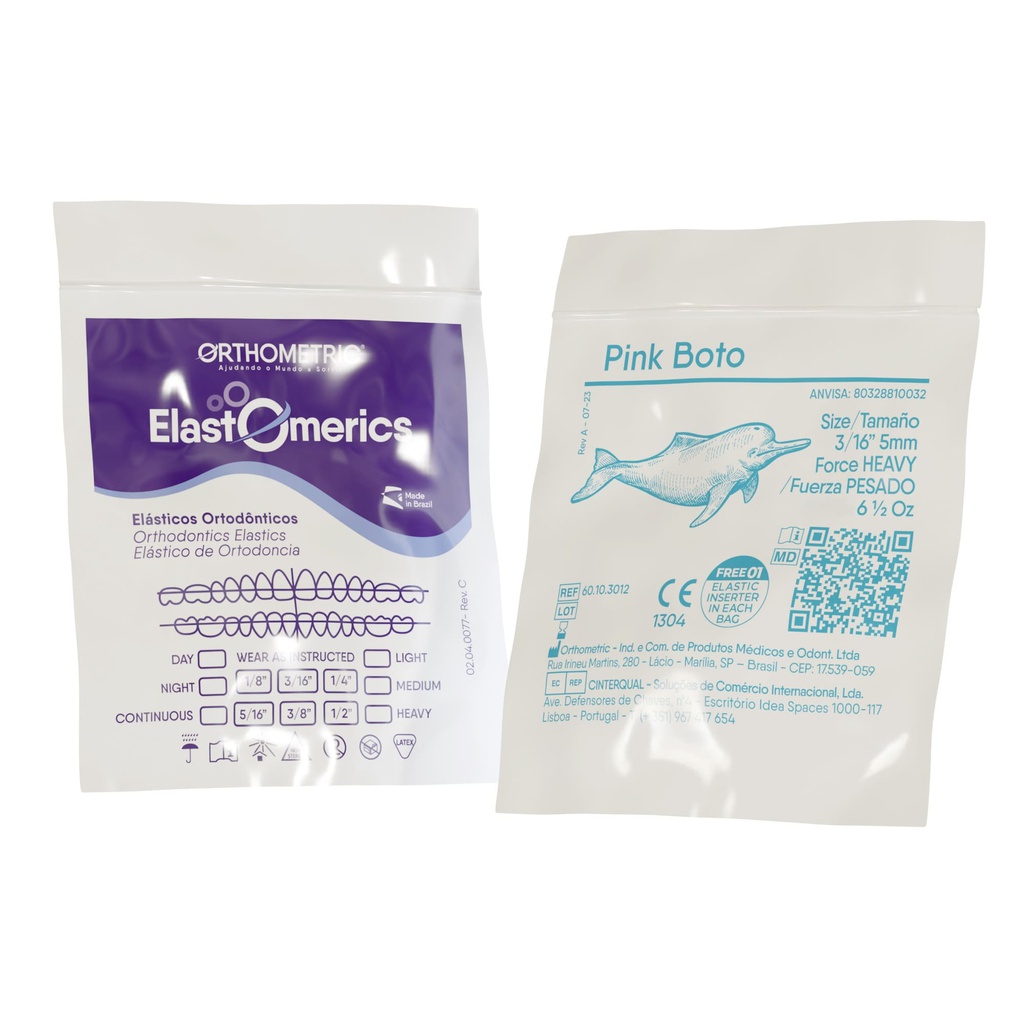 Elasticos Intraorales 3.16  Brazilian jungle elastics Orthometric