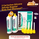 2 Cartuchos Silicona Adición Regular Body Fast Ghenesyl Lascod