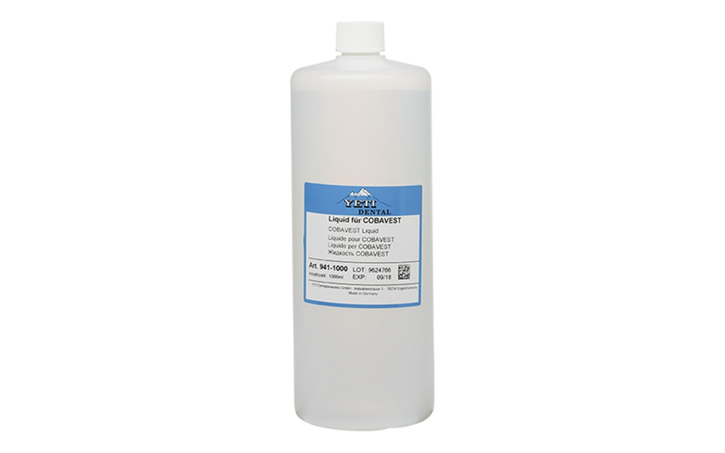 Líquido Revestimiento para esqueléticos Cobavest 1 lt Yeti dental