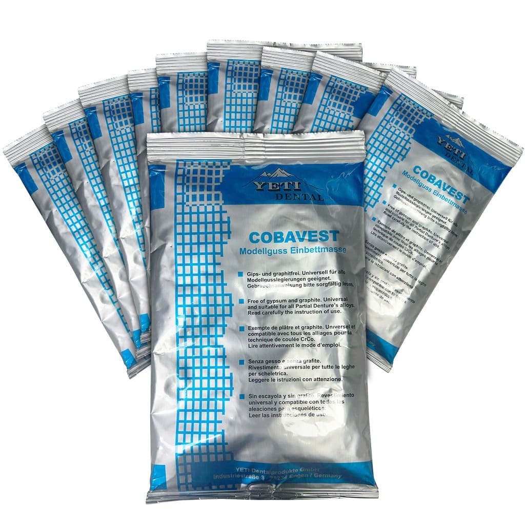 Polvo Revestimiento para esqueléticos Cobavest 20 kg Yeti dental