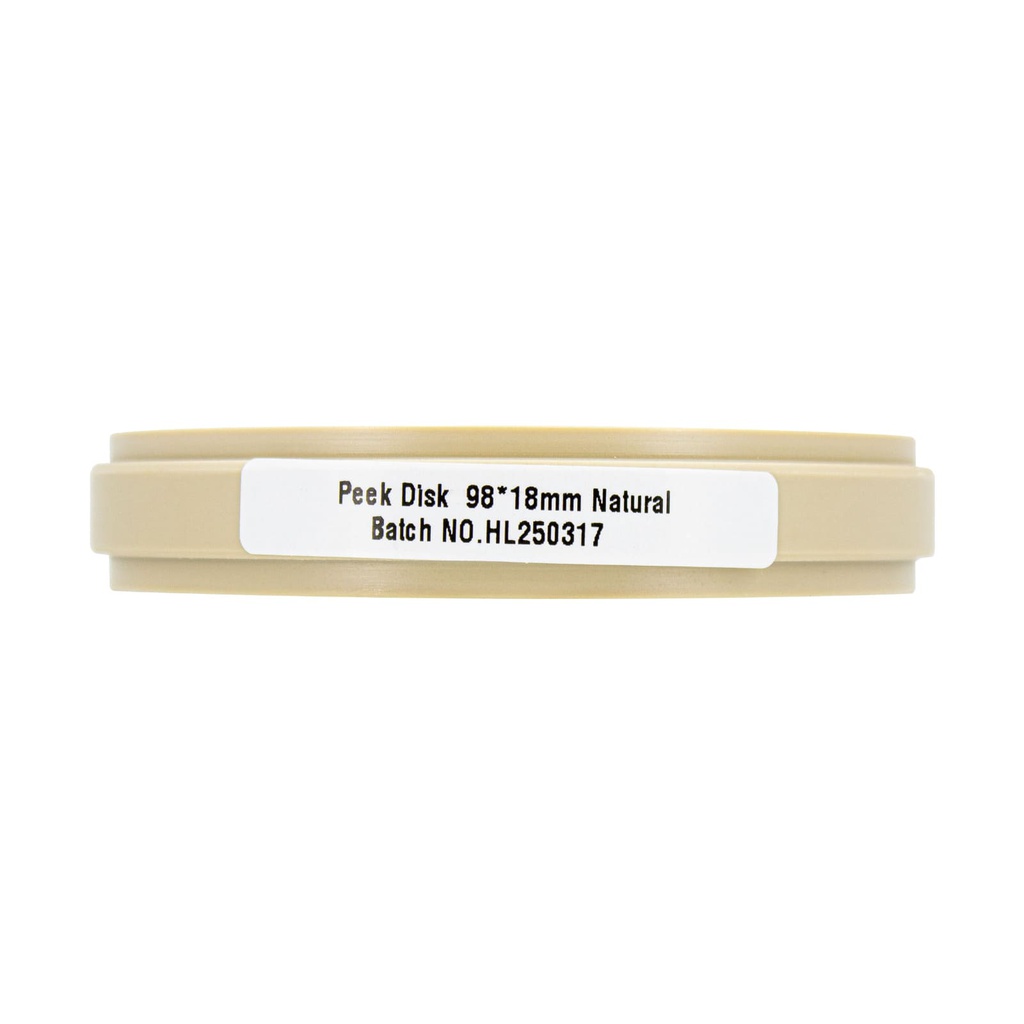 Disco de Peek Natural Cad/Cam Upcera