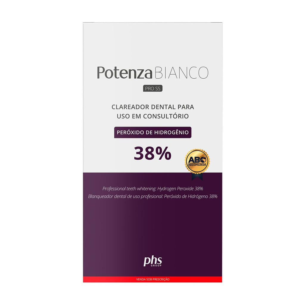 Gel Blanqueamiento Peróxido hidrógeno al 38% x 6 Potenza Bianco SS PHS