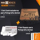 1 Set Contrastadores + 1 Set Espejos para Fotografía dental Ehros
