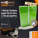 1 Kit de Turbina push TU-A1 Pro + TU-A2 led Pro Appledental + Regalo