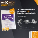 30 Empaques Elasticos Intraorales 1.8 Brazilian jungle elastics Orthometric