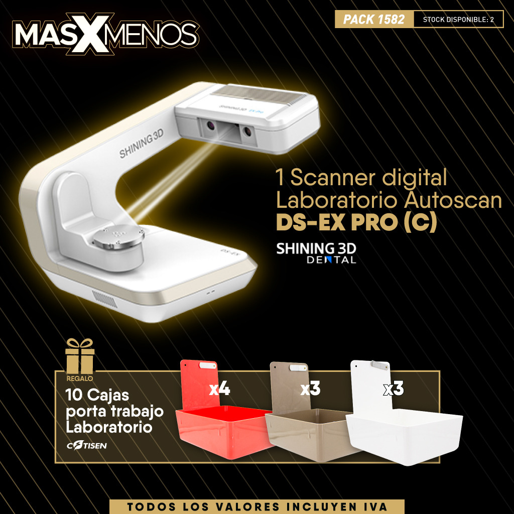 1 Scanner digital Laboratorio Autoscan DS-EX PRO (C) Shining 3D + Regalo