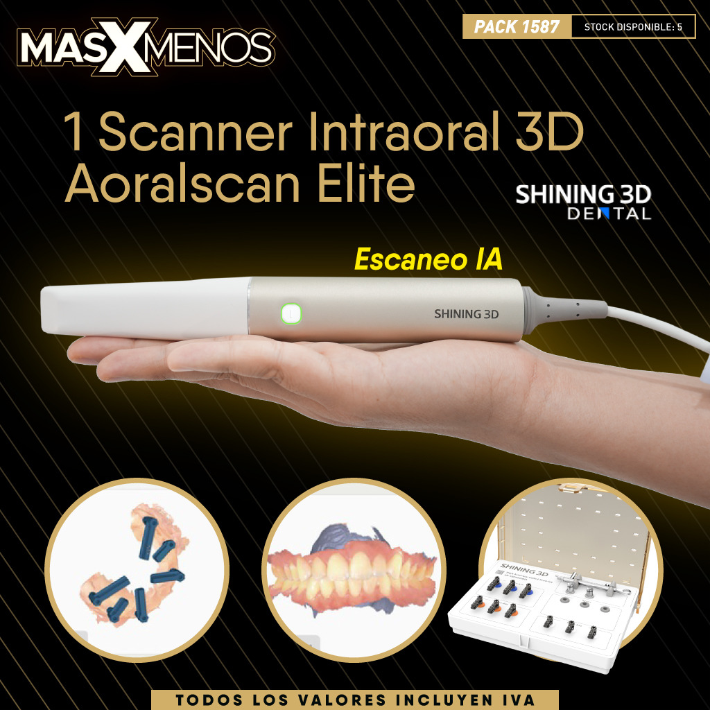 1 Scanner Intraoral 3D Aoralscan Elite Shining 3D