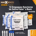 10 Empaques Eyectores de Saliva Color´s Basic Machtig