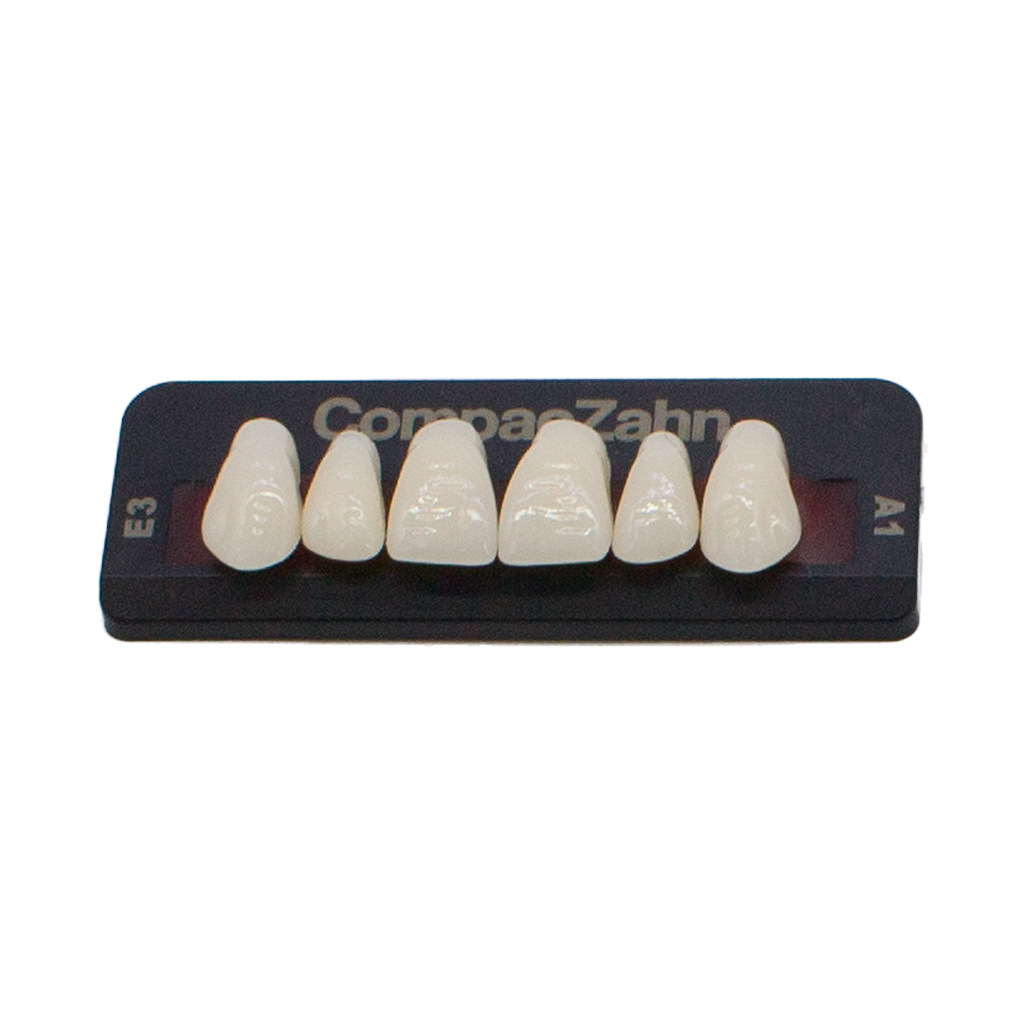 Tableta de Dientes Acrílicos E3 Upper CompacZahn Incidental