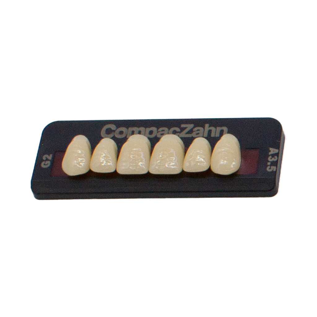 Tableta de Dientes Acrílicos G2 Upper CompacZahn Incidental