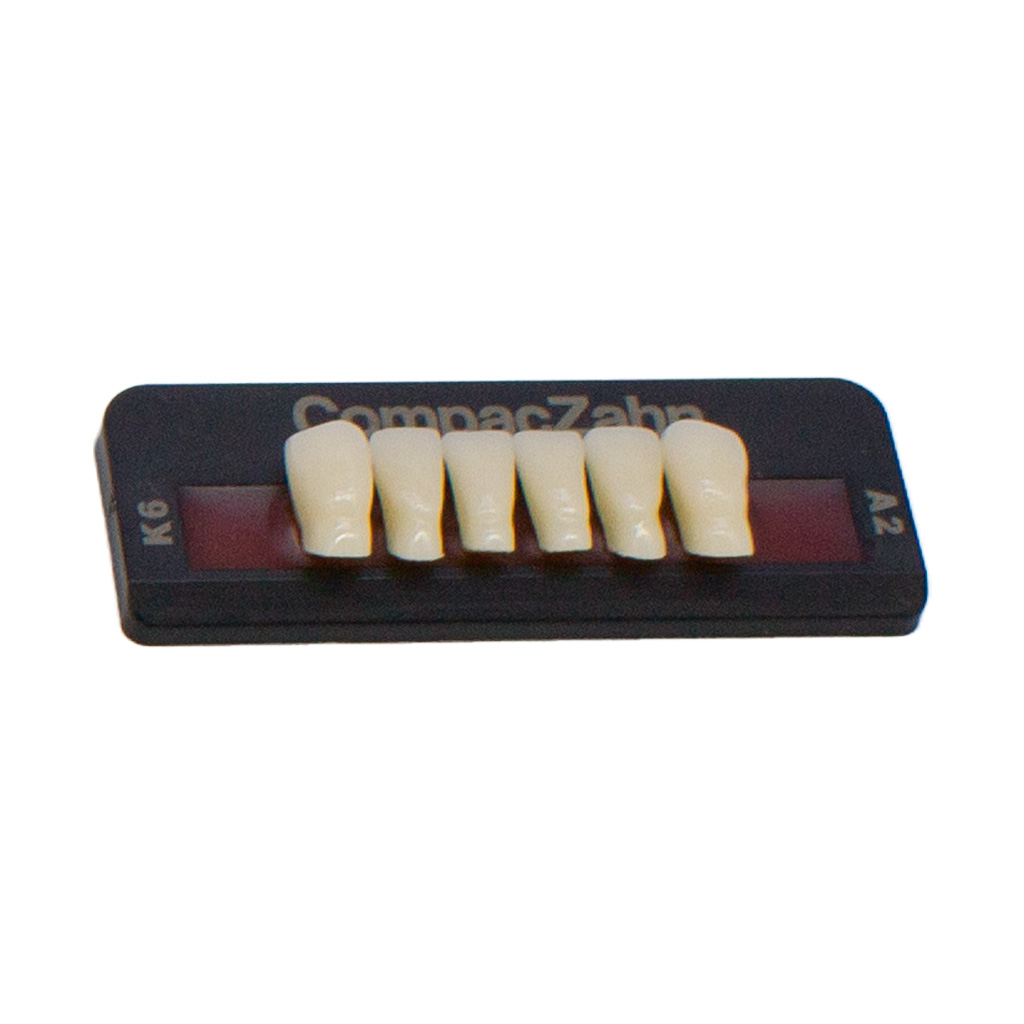 Tableta de Dientes Acrílicos K6 Lower CompacZahn Incidental