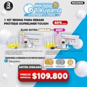 1 Kit Silicona para Rebase de prótesis Sofreliner tough Tokuyama