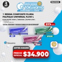 1 Jeringa Resina Composite fluida Palfique Universal Flow L Tokuyama