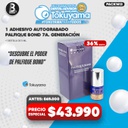 1 Adhesivo autograbado Palfique Bond 7a. Generación Tokuyama