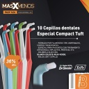 10 Cepillos dentales Especial Compact Tuft Tepe