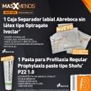 1 Caja Separador labial Abreboca sin látex tipo OptraGate Ivoclar + 1 Pasta para Profilaxia Regular Prophylaxis paste tipo Shofu P22 1.0 ZT dental