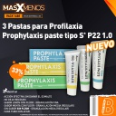 3 Pastas para Profilaxia Prophylaxis paste tipo S P22 1.0 ZT dental