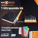 1 Ultrasonido U6 Woodpecker + 12 Cepillos dentales Select Soft Tepe