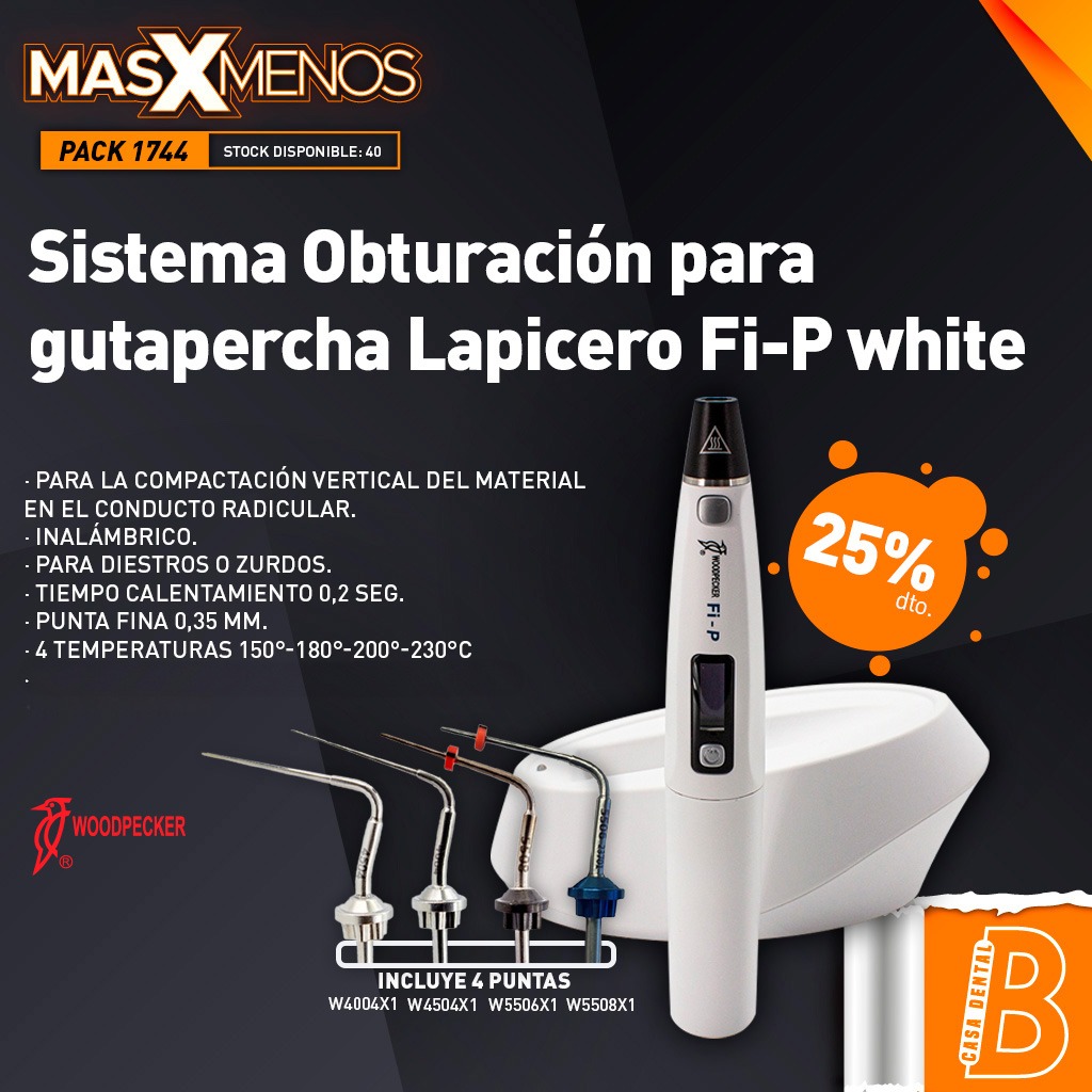 1 Sistema Obturación Lapicero Fi-P white Woodpecker
