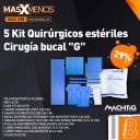 5 Kit Quirúrgicos estériles Cirugía bucal &quot;G&quot; Machtig