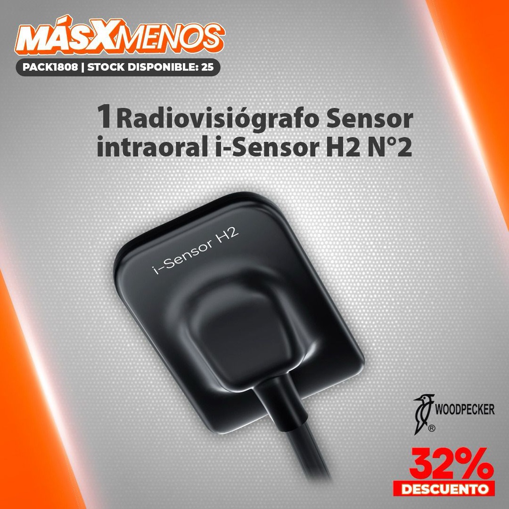 1 Radiovisiógrafo Sensor intraoral i-Sensor H2 N°2 Woodpecker