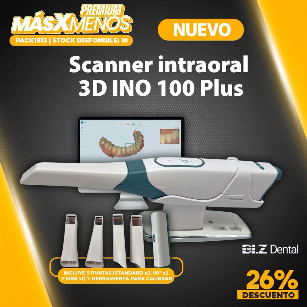 1 Scanner intraoral 3D INO100 Plus BLZ Dental