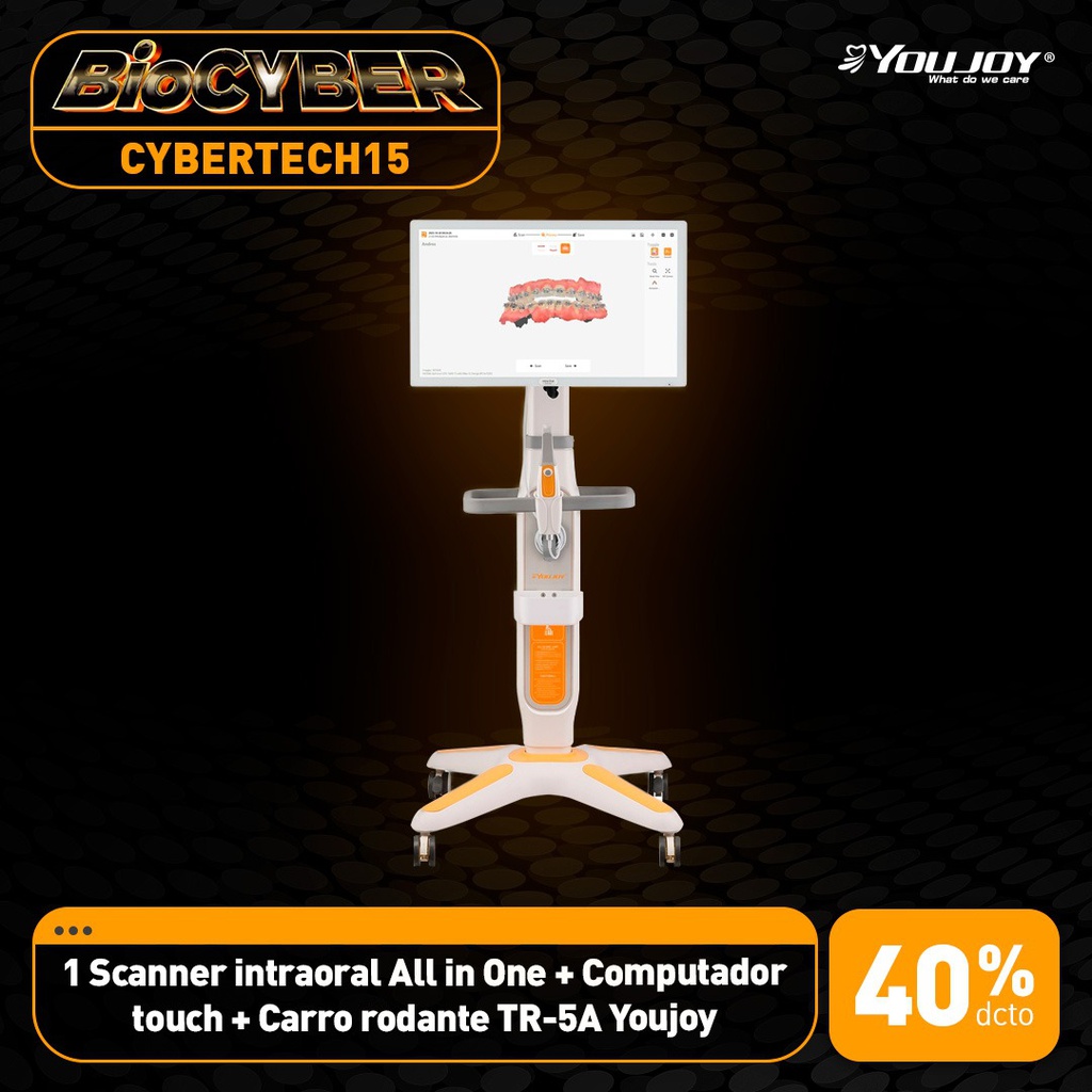 1 Scanner intraoral All in One + Computador touch + Carro rodante TR-5A Youjoy