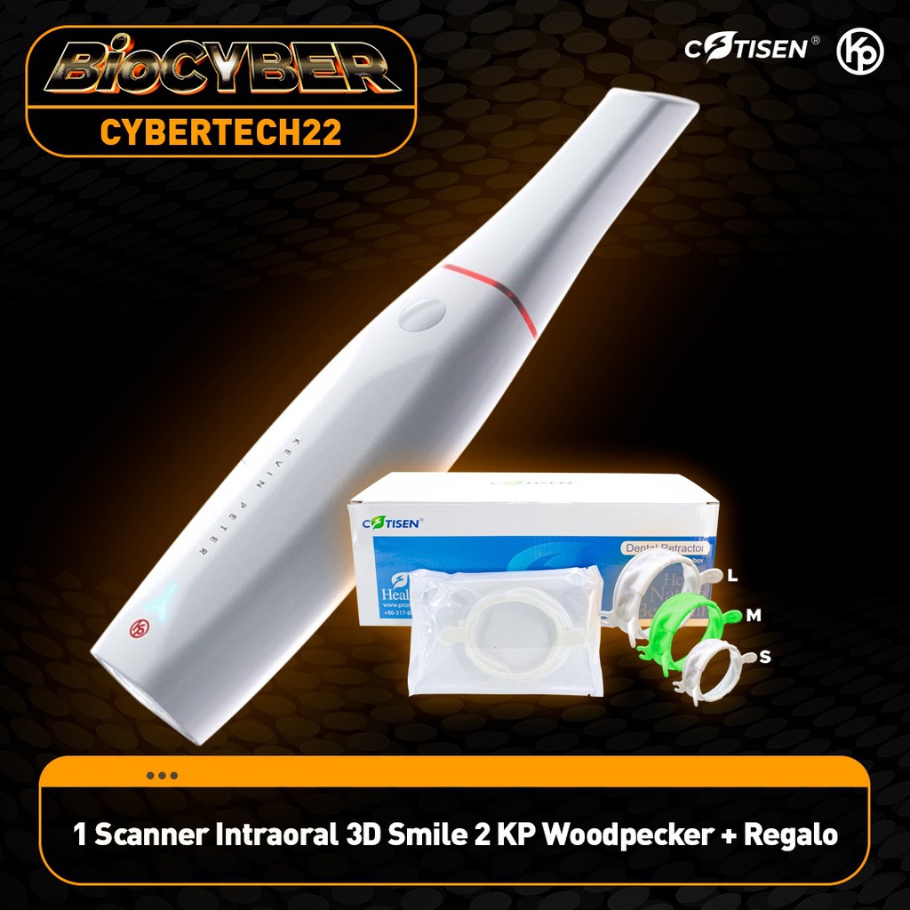 1 Scanner Intraoral 3D Smile 2 KP Woodpecker + Regalo