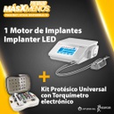 1 Motor de Implantes Implanter LED Woodpecker + 1 Kit Protésico Universal con Torquímetro electrónico Appledental