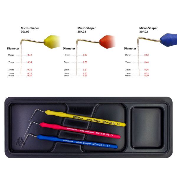 [END3540] Set Limas H para Microscopía Micro-Shaper UDG