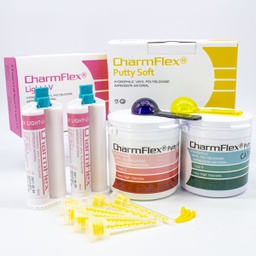 [IMP2720LIG] Kit Silicona Adición CharmFlex Putty + Light LV Dentkist