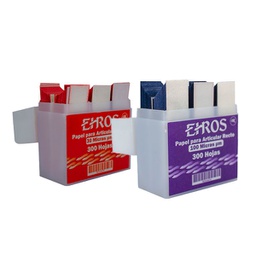 [RES3447] Papel para Articular recto 300 hojas Articulating paper strip Ehros